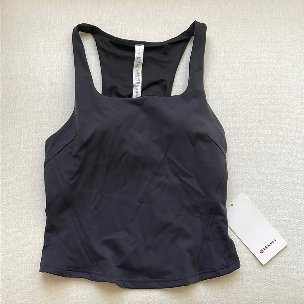 NWT Lululemon instill tank - black size 8